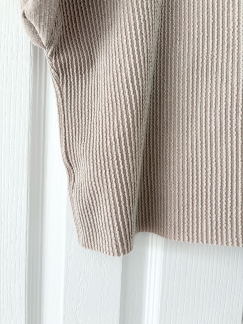 Originality Pink Wave Ribbed Top - Picture 4 of 5